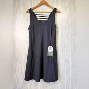 Avalanche Charcoal Performance Dress Size L NWT